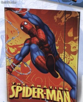 Cartellina Spider Man porta disegni