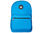 Cartera antartik mochila con asa y bolsillo frontal concremallera color azul - 1