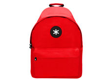 Cartera antartik mochila con asa y bolsillos con cremallera color rojo