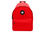 Cartera antartik mochila con asa y bolsillos con cremallera color rojo - 1