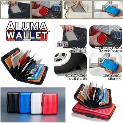 Cartera de aluminio Aluma Wallet. Tarjetero aluminio