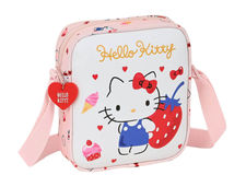 Cartera escolar safta bolsito bandolera 160X40X180 mm hello kitty happiness girl