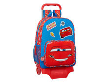 Cartera escolar safta con carro cars &quot;mc queen&quot; 330X140X420 mm