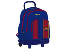 Cartera escolar safta con carro f.c. Barcelona 1 equipacion 20/21 mochila grande