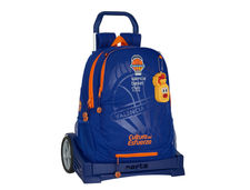 Cartera escolar safta con carro valencia basket club 320X160X440 mm