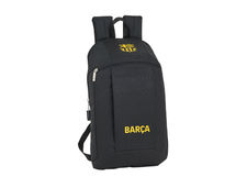 Cartera escolar safta f.c. Barcelona black mini mochila 220X100X390 mm