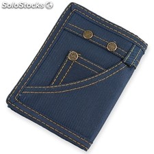 Cartera jeans azul