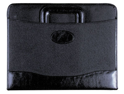 Cartera portadocumentos 35-921 negra 360x285 mm con asa 4 anillas 40 mm - Foto 2