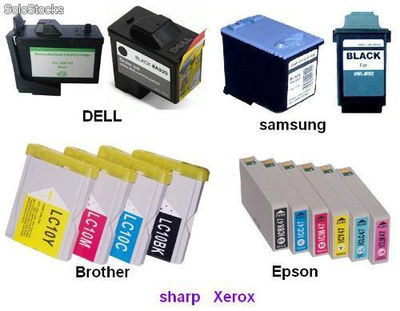 cartucho de tinta para Dell samsung brother Epson sharp Xerox