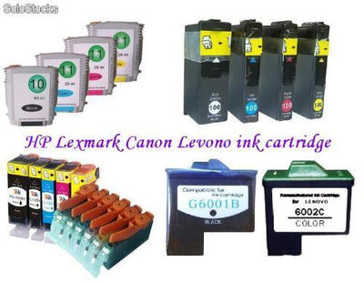 cartucho de tinta para hp Lexmark Canon Levono
