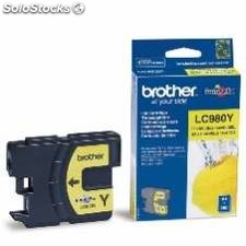 Cartucho tinta brother lc980y amarillo 260 paginas dcp-195c/ dcp-375cw/