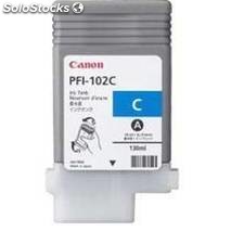 Cartucho tinta canon cian pfi102 cartidge pfi-102m 130ml lp/17/24