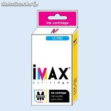 Cartucho tinta compatible brother LC980 Cyan marca imax®