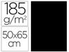 Cartulina guarro negra -50X65 cm -185 gr