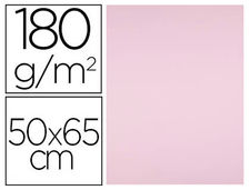 Cartulina liderpapel 50X65 cm 180G/M2 rosa paquete de 25