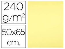 Cartulina liderpapel 50X65 cm 240 g/M2 amarillo medio