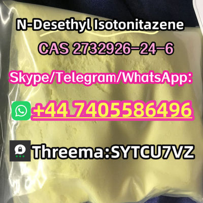 CAS 2732926-24-6 N-Desethyl Isotonitazene Telegarm/Signal/skype: +44 7405586496 - Photo 4
