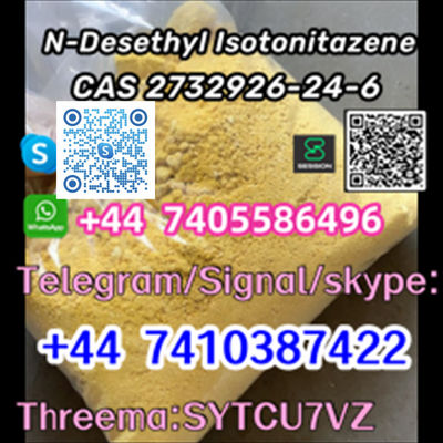 CAS 2732926-24-6 N-Desethyl Isotonitazene Telegarm/Signal/skype: +44 7410387422 - Photo 2