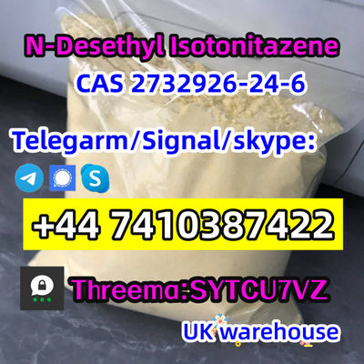 CAS 2732926-24-6 N-Desethyl Isotonitazene Telegarm/Signal/skype: +44 7410387422 - Photo 4
