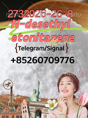CAS 2732926-26-8 n-desethyl etonitazene	telegram/Signal/line:+85260709776