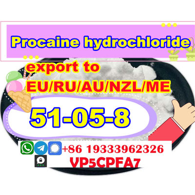 CAS 51-05-8 Procaine hydrochloride supplier Procaine hcl powder Safe Delivery