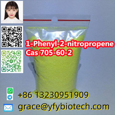 cas 705-60-2 P2NP 1-Phenyl-2-nitropropene C9H9NO2 Phenylnitropropene Yellow Crys - Photo 3