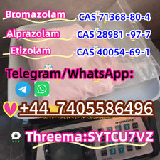 CAS 71368-80-4 Bromazolam CAS 28981 -97-7 Alprazolam Telegarm/Signal/skype: +44