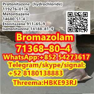 CAS 71368-80-4 Bromazolam powder 119276-01-6 Protonitazene Bromazolam - Photo 2