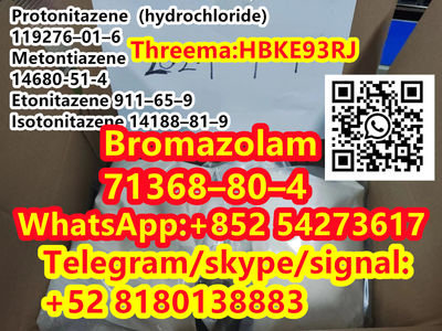 CAS 71368-80-4 Bromazolam powder 119276-01-6 Protonitazene Bromazolam - Photo 4