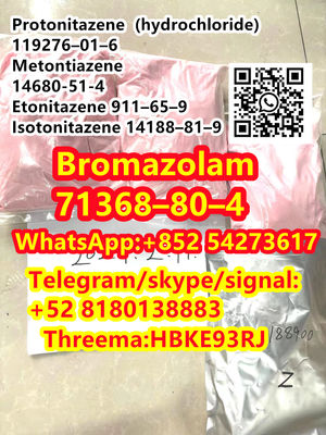 CAS 71368-80-4 Bromazolam powder 119276-01-6 Protonitazene Bromazolam - Photo 5