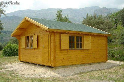 Casa - Casas de madera 5x5 m 45 mm precio especial lote