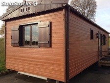 Casa de madera mobil home 12x4 m fabricada en Alemania