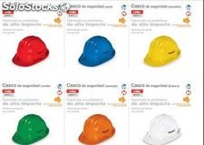 Casco de seguridad en 6 colores diferentes