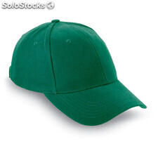 Casquette base-ball en coton vert MIKC1464-09