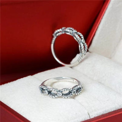Catalogo de anillos plata sortijas de plata con circónes estilo clásico