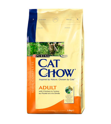 CatChow cat chow adult Lachs &amp; Thunfisch 1.50 Kg
