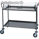 Catering trolley - mod. ca116 - for desserts and starter dishes - stainless