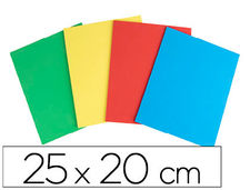 Caucho liderpapel 25X20 cm bolsa de 4 unidades colores surtidos