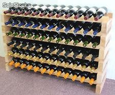 Cavas Modulares para guardar botellas de vino. Capacidad 12 botellas por nivel.