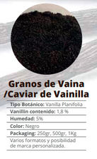 Caviar de vainilla / granos de vaina