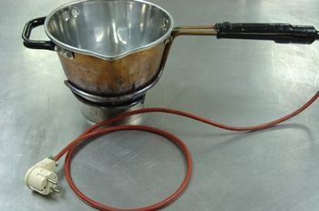 Cazo eléctrico de cobre de 7&#39;5 L. para pastelerías Ref. 227*