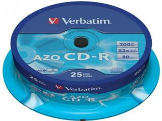 CD-r 80 Verbatim 52x dlp azo 25er Cakebox 43352 - Foto 3