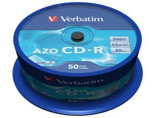 CD-r 80 Verbatim 52x dlp azo 50er Cakebox 43343 - Foto 3