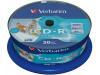 CD-R 80 Verbatim 52x DLP Inkjet white Full Surface 50er Cakebox 43438 - Foto 4