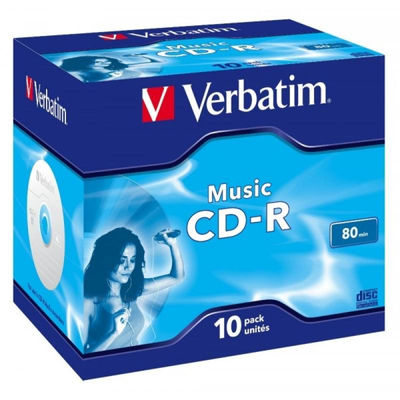 CD-R 80 Verbatim Audio 16x 10er Jewel Case 43365 - Foto 2