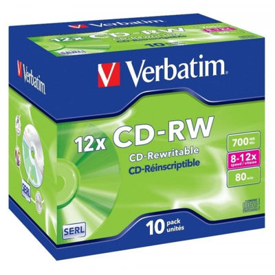 CD-RW 80 Verbatim 12x 10er Jewel Case 43148 - Foto 2