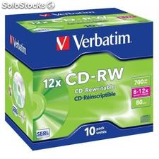 CD-RW 80 Verbatim 12x 10er Jewel Case 43148