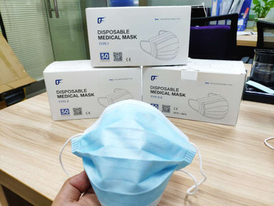 CE approved ffp2 medical surgical face mouth mask disposable 3ply manufacturer i - Photo 2