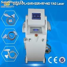 CE / FDA approval skin rejuvenation elight ipl rf nd yag laser hair removal mach