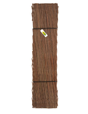 Celosia de mimbre natural decorativo 1 x 2 metros con hoja decorativa